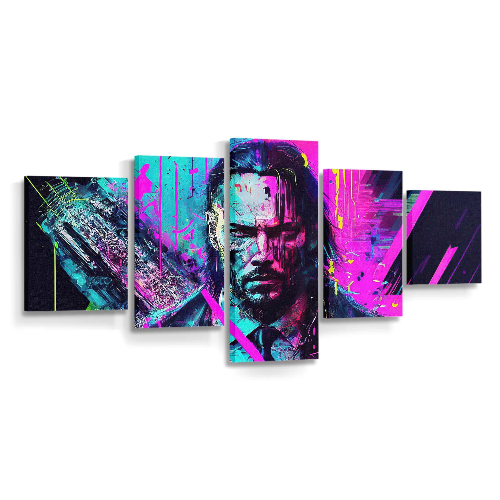cyberpunk 2077 keanu reeves abstract 4k 60